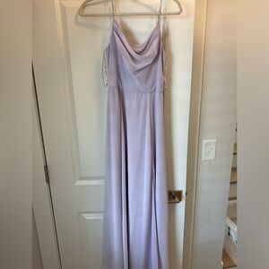 Purple bridesmaid dress